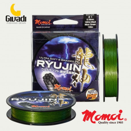 RYUJIN PE BRAIDED 300m - 0,49mm / 300m / 55kg / 109kg RYUJIN PE BRAIDED 300m - 0,49mm / 300m / 55kg / 109kg