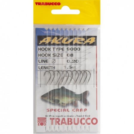 CARLIGE LEGATE AKURA PT.CRAP 10buc/plic  - 10buc / Nr.02x0.30mm