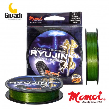 RYUJIN PE BRAIDED 130M - 0,10mm / 130m / 9kg / 17kg RYUJIN PE BRAIDED 130M - 0,10mm / 130m / 9kg / 17kg