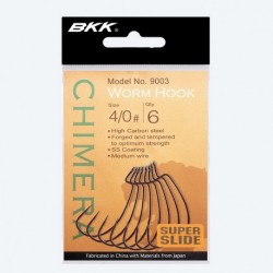 BKK CHIMERA Wide Gap Worm Hook Super-Slide Coating - 8buc / RAPITORI / Nr.01 BKK CHIMERA Wide Gap Worm Hook Super-Slide Coating - 8buc / RAPITORI / Nr.01