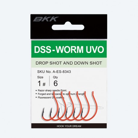 BKK DSS-Worm UVO - 6buc / Nr.02 / Drop Shot-Split Shot BKK DSS-Worm UVO - 6buc / Nr.02 / Drop Shot-Split Shot