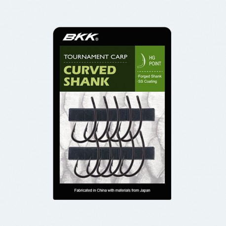 CARLIGE BKK NEW CARP CURVED SHANK SS - 10buc / Nr.06 CARLIGE BKK NEW CARP CURVED SHANK SS - 10buc / Nr.06