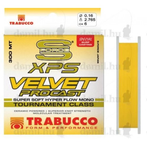 Fir Monofilament Trabucco S-Force XPS Velvet Procast, 0.35mm, 600m