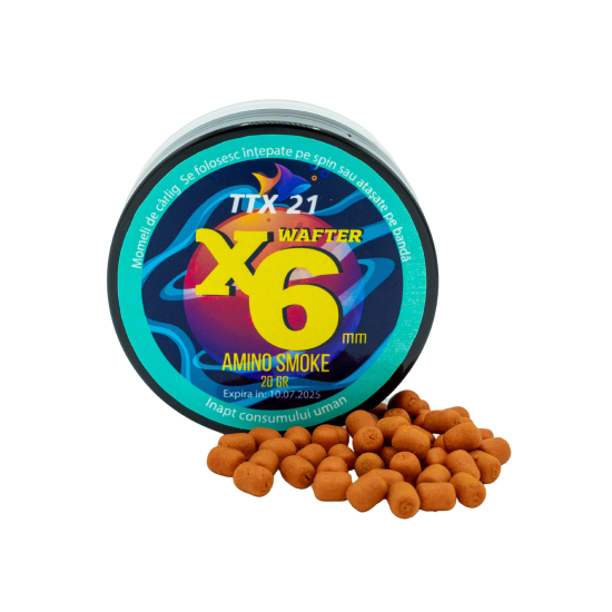 Wafter X6 TTX 21, Amino Smoke, 20g/6mm Wafter X6 TTX 21, Amino Smoke, 20g/6mm