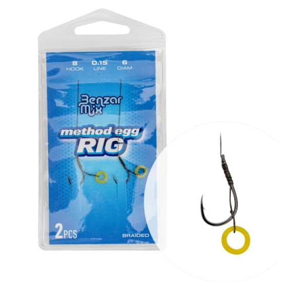 Benzar Montura Braided Method Egg Rig