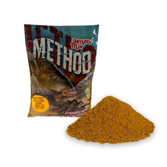 GROUNDBAIT BENZAR MIX SERIA METHOD PRO, 800G/PUNGA GROUNDBAIT BENZAR MIX SERIA METHOD PRO, 800G/PUNGA