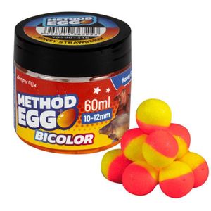 Benzar Method Egg Bicolor 6-8mm Miere Capsuni 30ml