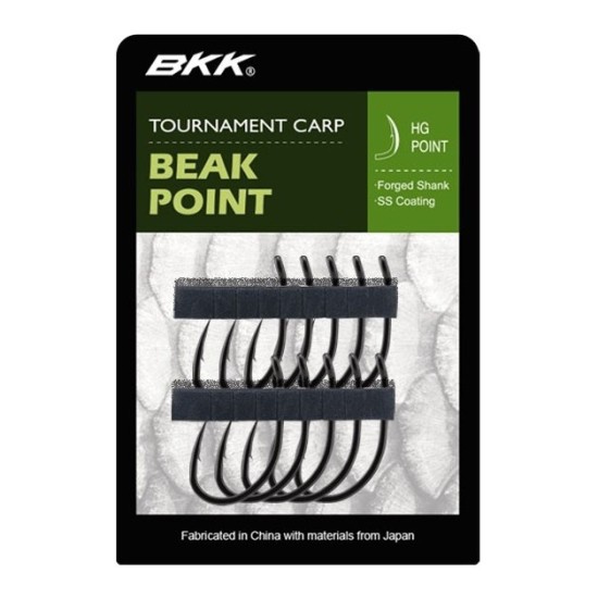 Carlige Bkk Beak Point Tournament Carp, 10buc/plic Nr.4