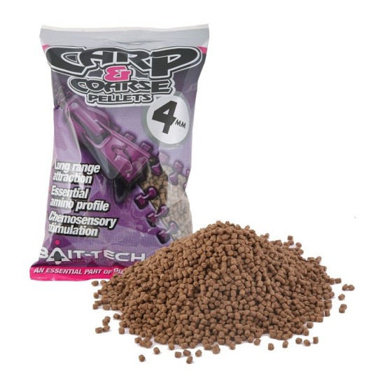 Pelete Bait-Tech Carp & Coarse 4mm 700g Pelete Bait-Tech Carp & Coarse 4mm 700g