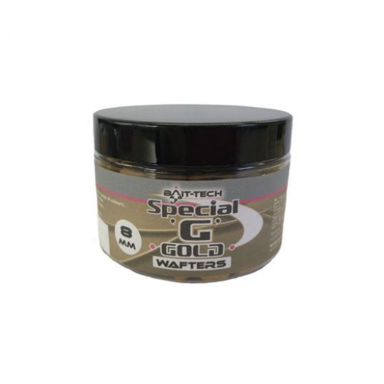 Wafters Bait-Tech Special G Gold 8mm Wafters Bait-Tech Special G Gold 8mm