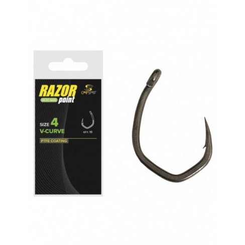 Carlige Carp Spirit V-Curve, 10buc/plic Nr.10