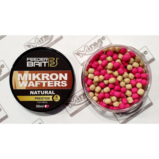 Feeder Bait Mikron Wafters, Natural, 6mm