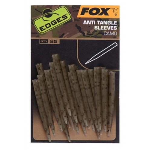 Fox Edges Anti Tangle Sleeves Camo, Standard 25buc/plic
