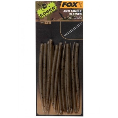 Fox Edges Anti Tangle Sleeves Camo, XL 15buc/plic