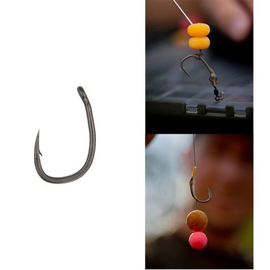 Carlige Fox Edges Super Wide Gape In-Turned Eye Barbed, Nr.4