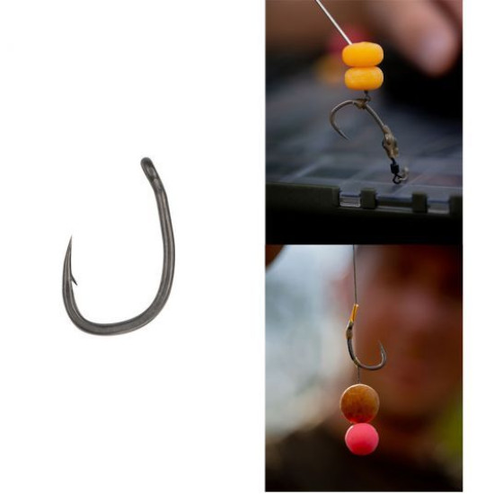 Carlige Fox Edges Super Wide Gape In-Turned Eye Barbed, Nr.4