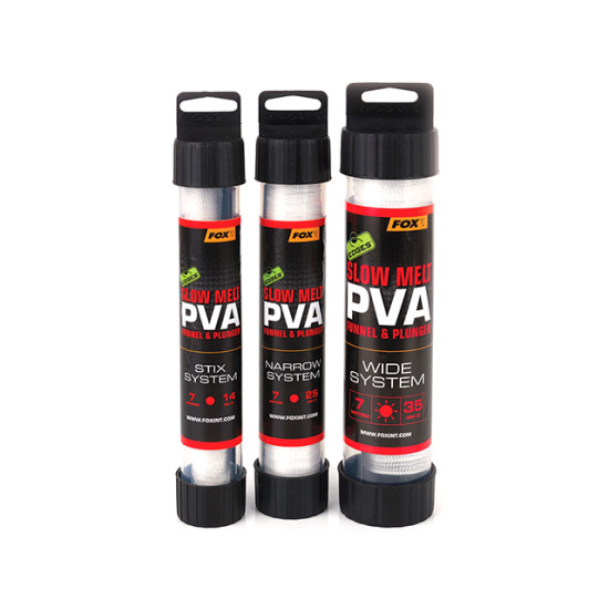 Kit Plasa Solubila Fox Edges Slow Melt + Tija Compresie  (ø14mm)