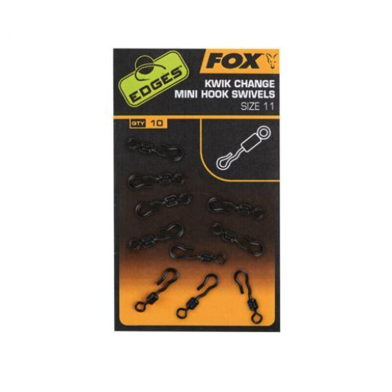 Varteje rapide Fox Edges Quick Change Mini Hook Swivel, nr.11