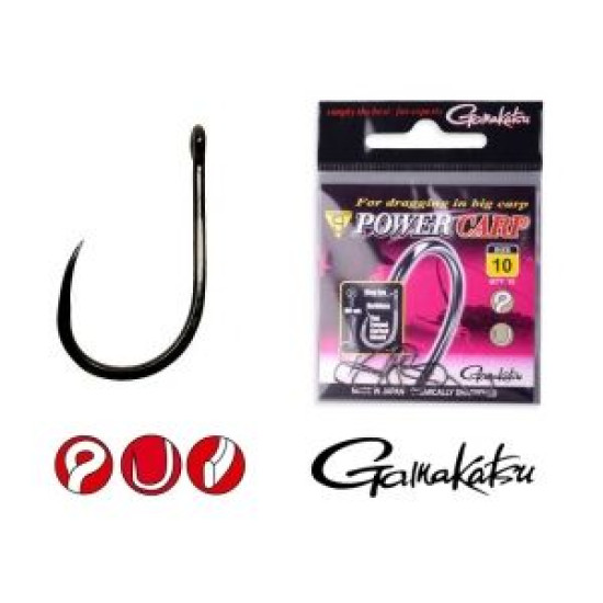 Carlige Gamakatsu Power Carp Ring Eye Bb Nr.14 10buc/plic Carlige Gamakatsu Power Carp Ring Eye Bb Nr.14 10buc/plic
