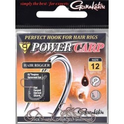 Carlige Gamakatsu Power Carp Hair Rigger, Nr.10, 10Buc/Plic Carlige Gamakatsu Power Carp Hair Rigger, Nr.10, 10Buc/Plic