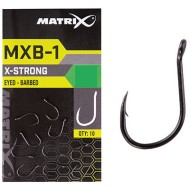 Carlige Matrix MXB-1 Barbed Eyed BLK, Nr.12