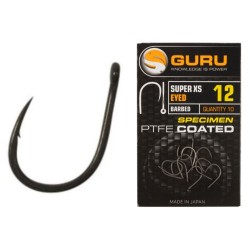 Carlige Guru Super XS Barbless, 10buc/plic, Nr.12