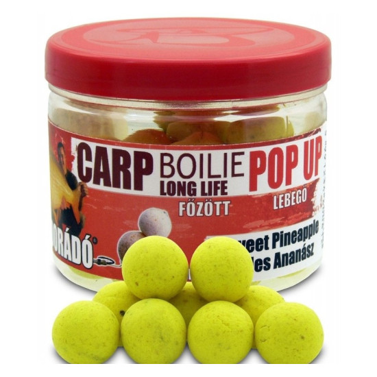 Boilies Pop Up Haldorado Carp Long Life, Ananas Dulce, 16mm, 40g Boilies Pop Up Haldorado Carp Long Life, Ananas Dulce, 16mm, 40g