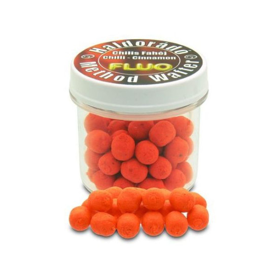 Haldorado - Fluo Method Wafter 8mm - Scortisoara cu Chili Haldorado - Fluo Method Wafter 8mm - Scortisoara cu Chili