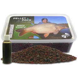 Pelete Haldorado Pellet Pack Pro, 400g-Crap Mare + 50ml Aditiv Pelete Haldorado Pellet Pack Pro, 400g-Crap Mare + 50ml Aditiv