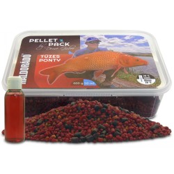 Pelete Haldorado Pellet Pack Pro, 400g + 50ml Aditiv