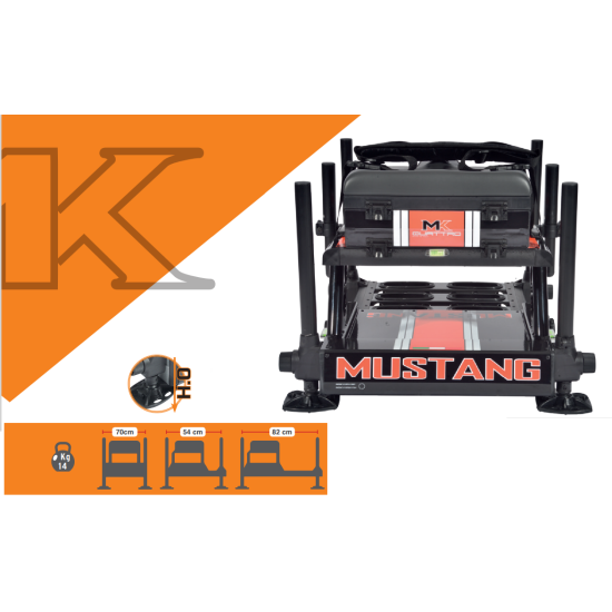 Scaun Modular MK Quattro Mustang Nero Scaun Modular MK Quattro Mustang Nero