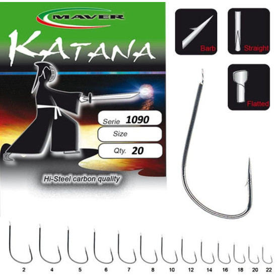 Carlige Maver Katana 1090 Nickel, nr16