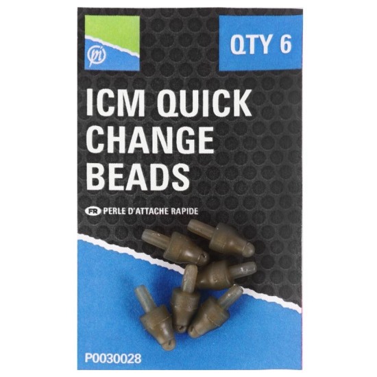 Preston ICM In-Line Quick Change Beads 6Buc/Plic Preston ICM In-Line Quick Change Beads 6Buc/Plic