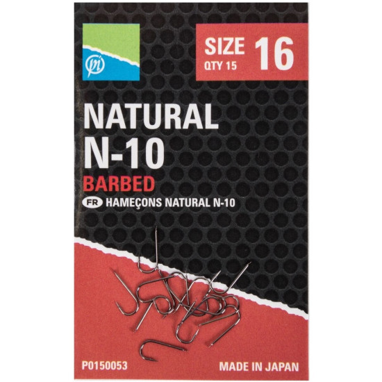 Carlige Preston Natural N-10 Nr.16
