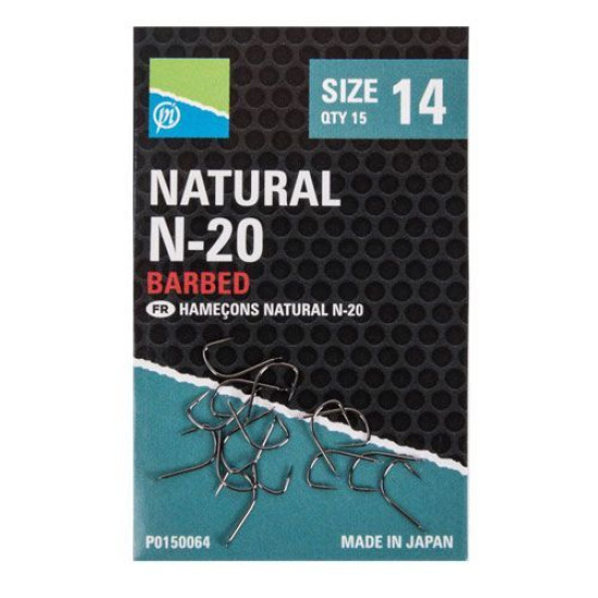 Carlige Preston Natural N-20 Nr.10