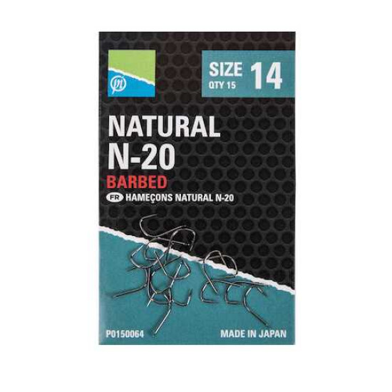 Carlige Preston Natural N-20 Nr.12