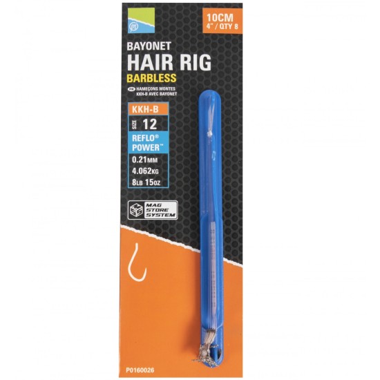Carlige Legate Preston Kkh B Bayonet Hair Rigs 8buc/plic Nr.10 Carlige Legate Preston Kkh B Bayonet Hair Rigs 8buc/plic Nr.10