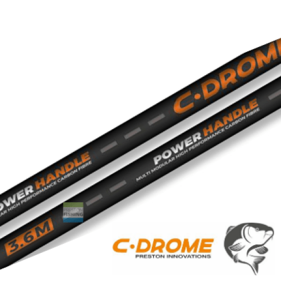 Maner Minciog Preston C-Drome Power Handle, 3 Tronsoane, 3.60m