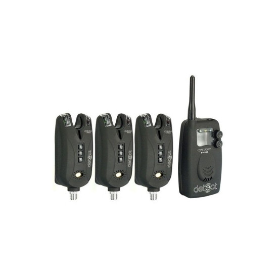 Set 3 avertizori cu statie Carp Pro Detect