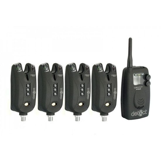Set 4 avertizori cu statie Carp Pro Detect