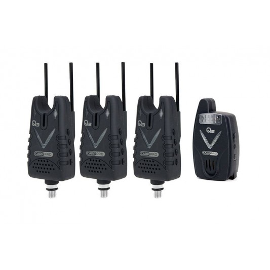 Set Avertizoare + Statie Wirelles Carp Pro Q3 3+1