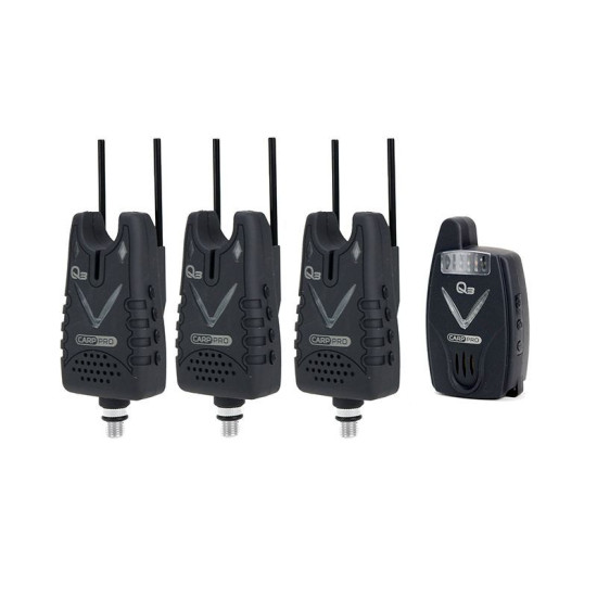 Set Avertizoare + Statie Wirelles Carp Pro Q3 3+1