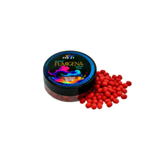 Wafter TTX21 Dumbell Fumigena, Red Squid, 6mm, 25g Wafter TTX21 Dumbell Fumigena, Red Squid, 6mm, 25g