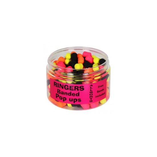 Pop-Up Ringers Banded Allsorts 60g Pop-Up Ringers Banded Allsorts 60g