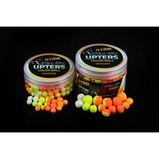 Pop-Up Steg Upters Color Ball Ginger, 11-15mm, 60g Pop-Up Steg Upters Color Ball Ginger, 11-15mm, 60g