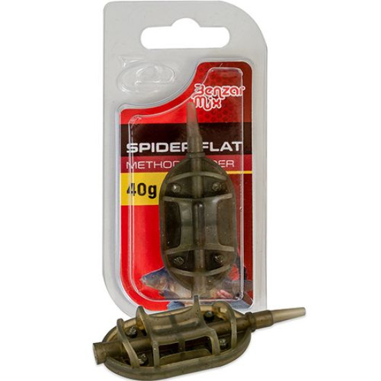 Benzar Method Feeder Spider Flat 45g XL