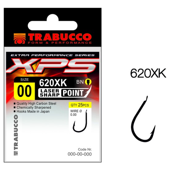 Carlige Trabucco XPS 620XK, 25 buc/plic, Nr.12