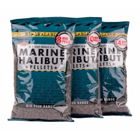 Pelete Dynamite Baits Marine Halibut, 10mm, 900g