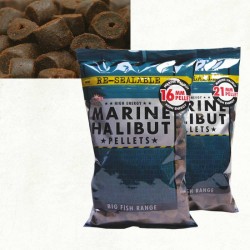 Pelete Dynamite Baits Marine Halibut Pre-Drilled, 21mm, 900g
