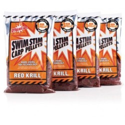 Pelete Dynamite Baits Swim Stim Carp Pellets, Red Krill, 900g